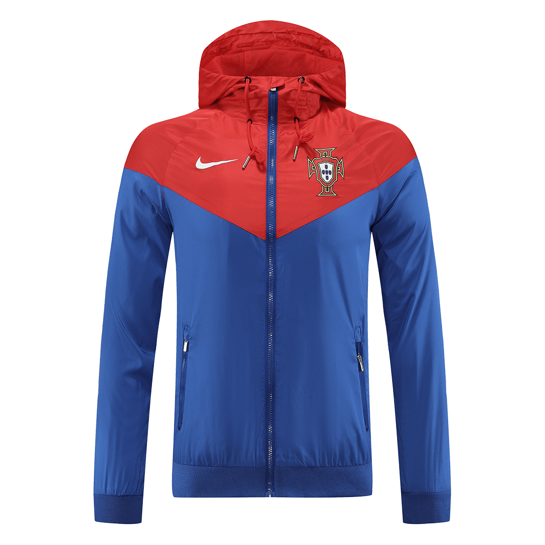 Portugal Windbreaker Hoodie Jacket Red&Blue Replica 2022