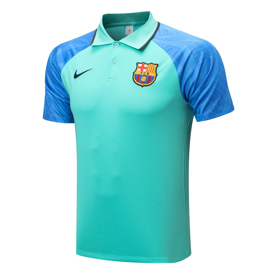 Barcelona Core Polo Shirt Green 2022/23