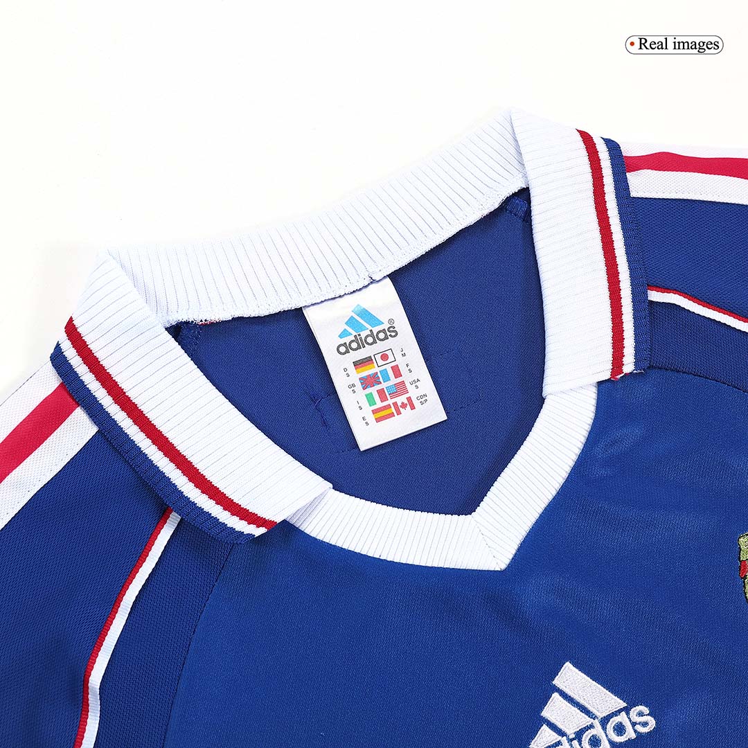 France Retro Jersey Home World Cup 1998