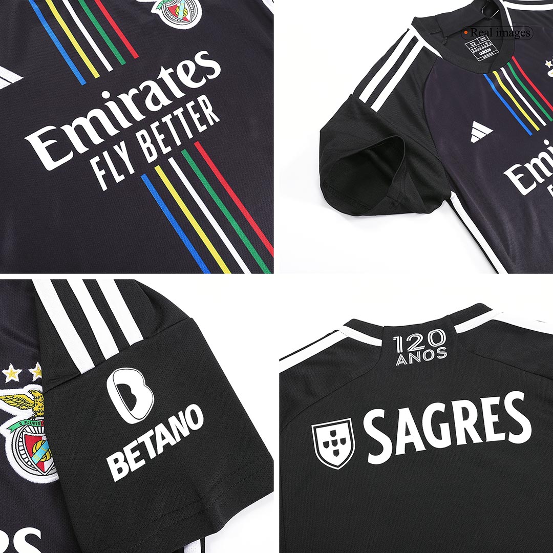 Kids Benfica Away Kit Jersey+Shorts 2023/24