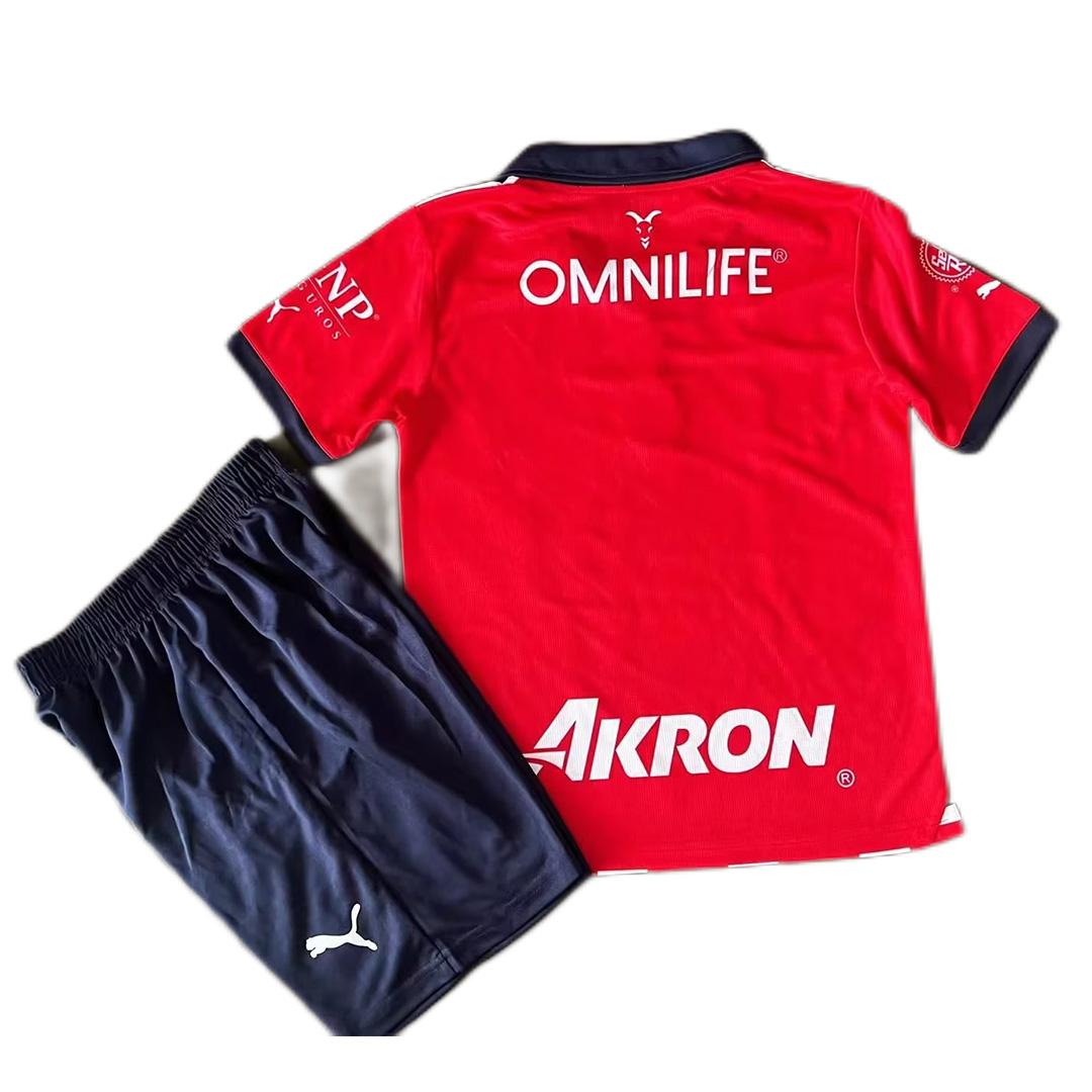 Kids Chivas Home Kit Jersey+Shorts 2023/24