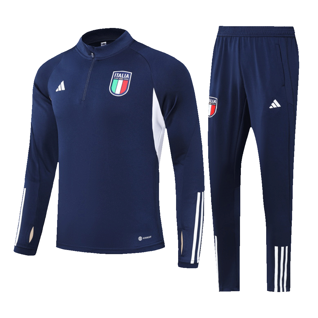 Italy Zipper Sweatshirt Kit(Top+Pants) Navy 2023