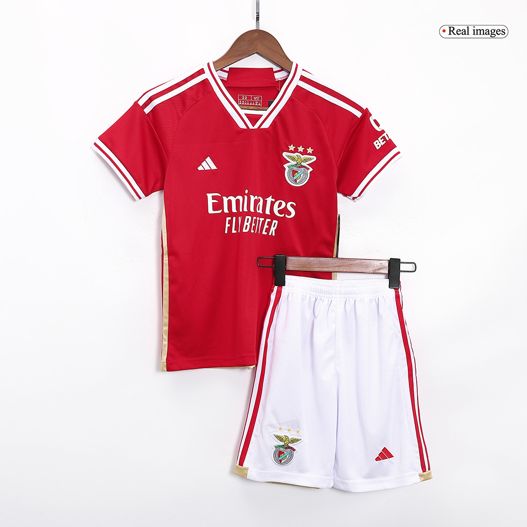 Kids Benfica Home Kit Jersey+Shorts 2023/24