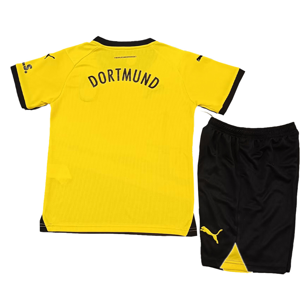 Kids Borussia Dortmund Home Kit Jersey+Short 2023/24