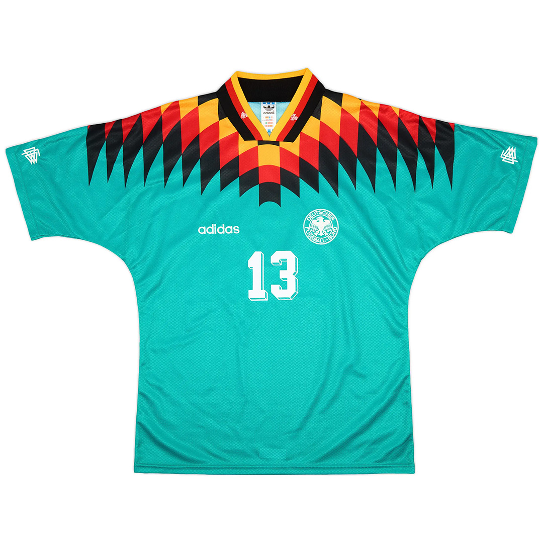 VÖLLER #13 Germany Retro Jersey Away World Cup 1994
