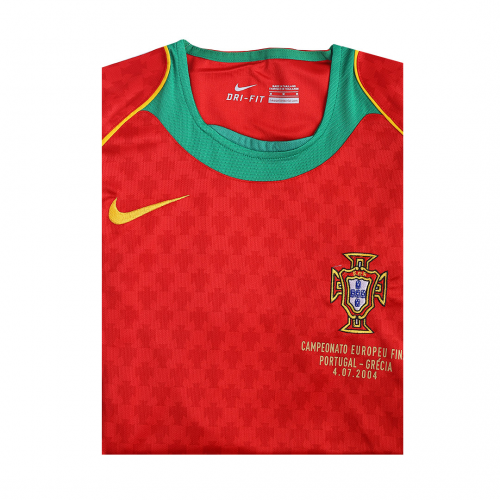Portugal Retro Home Jersey Euro Cup 2004