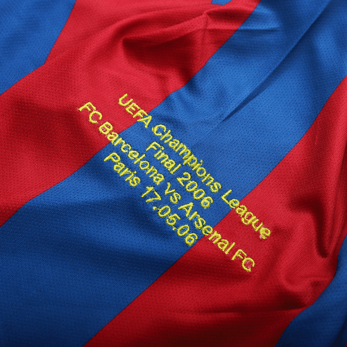 Barcelona UCL Final Retro Jersey Home 2005/06