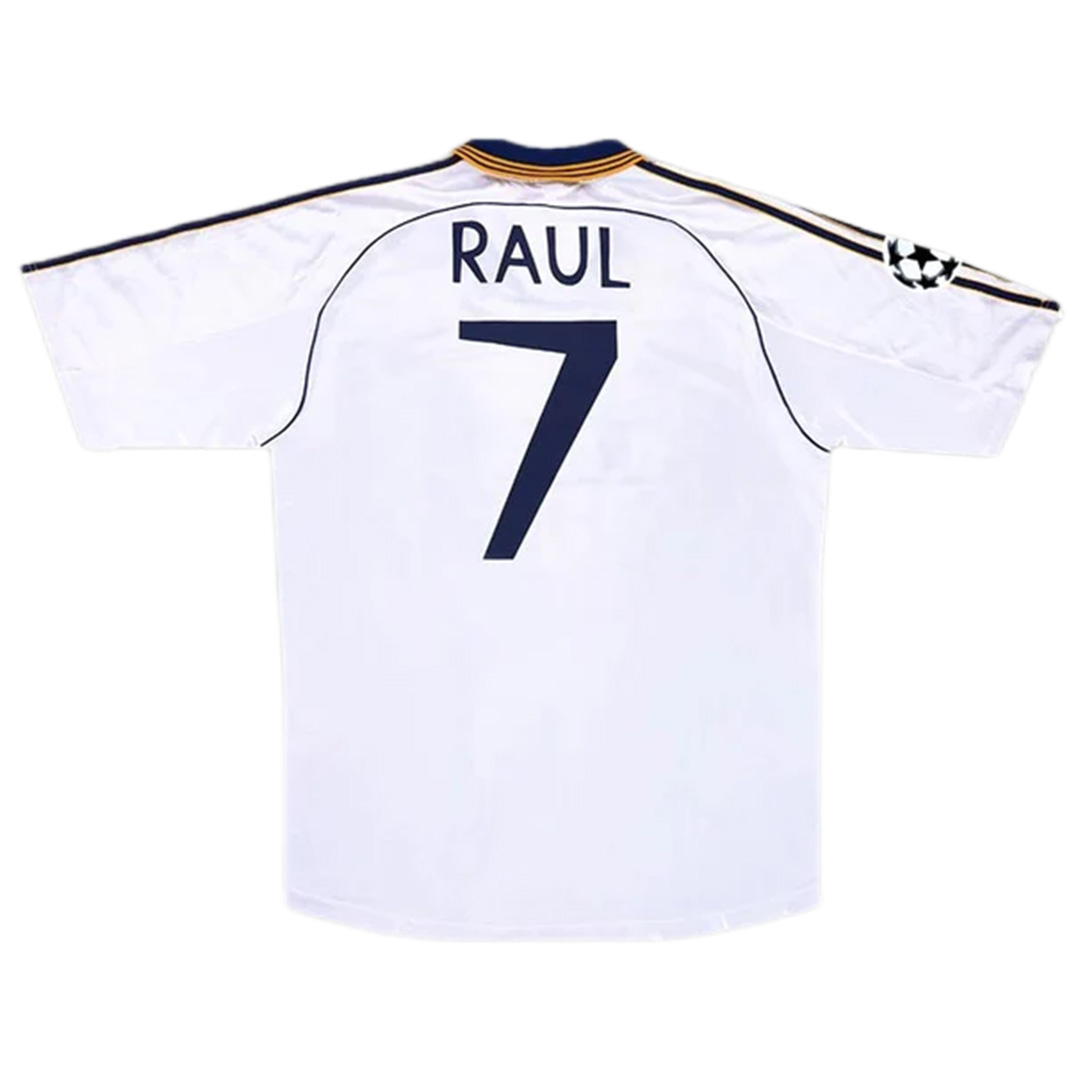 Real Madrid RAUL #7 Retro Jersey Home 1998/00