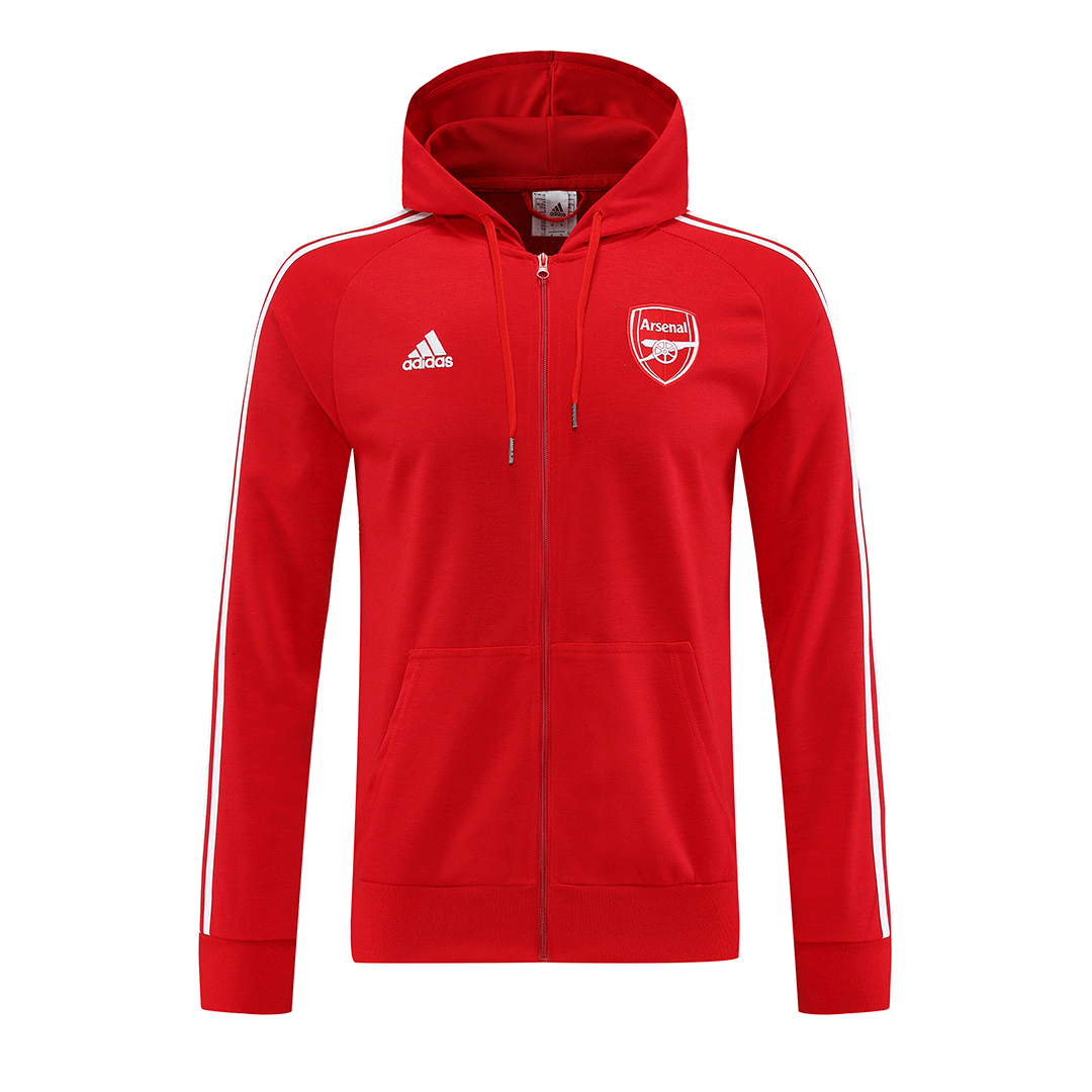 Arsenal Hoodie Jacket Red 2022/23