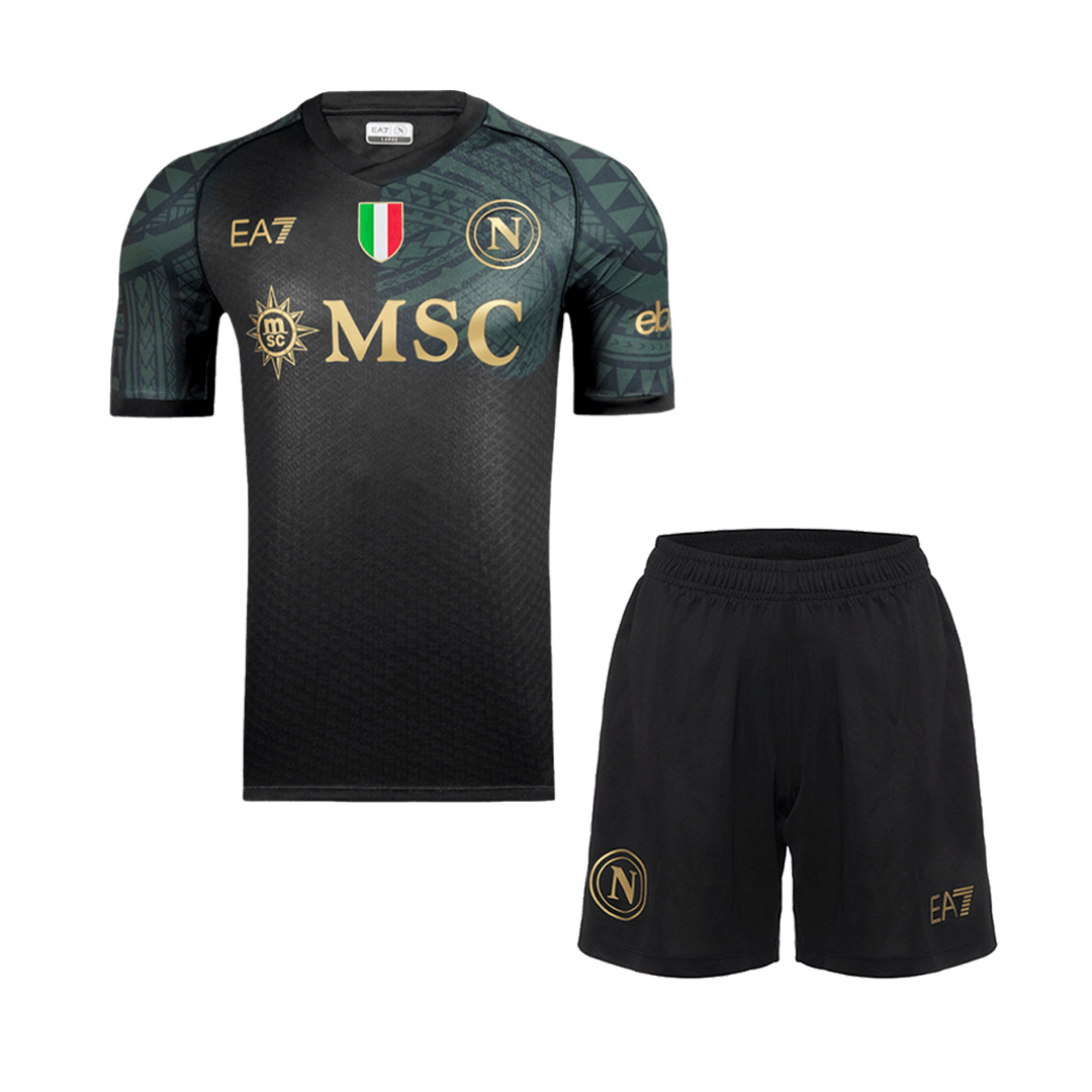 Napoli Third Jersey Kit(Jersey+Shorts) 2023/24