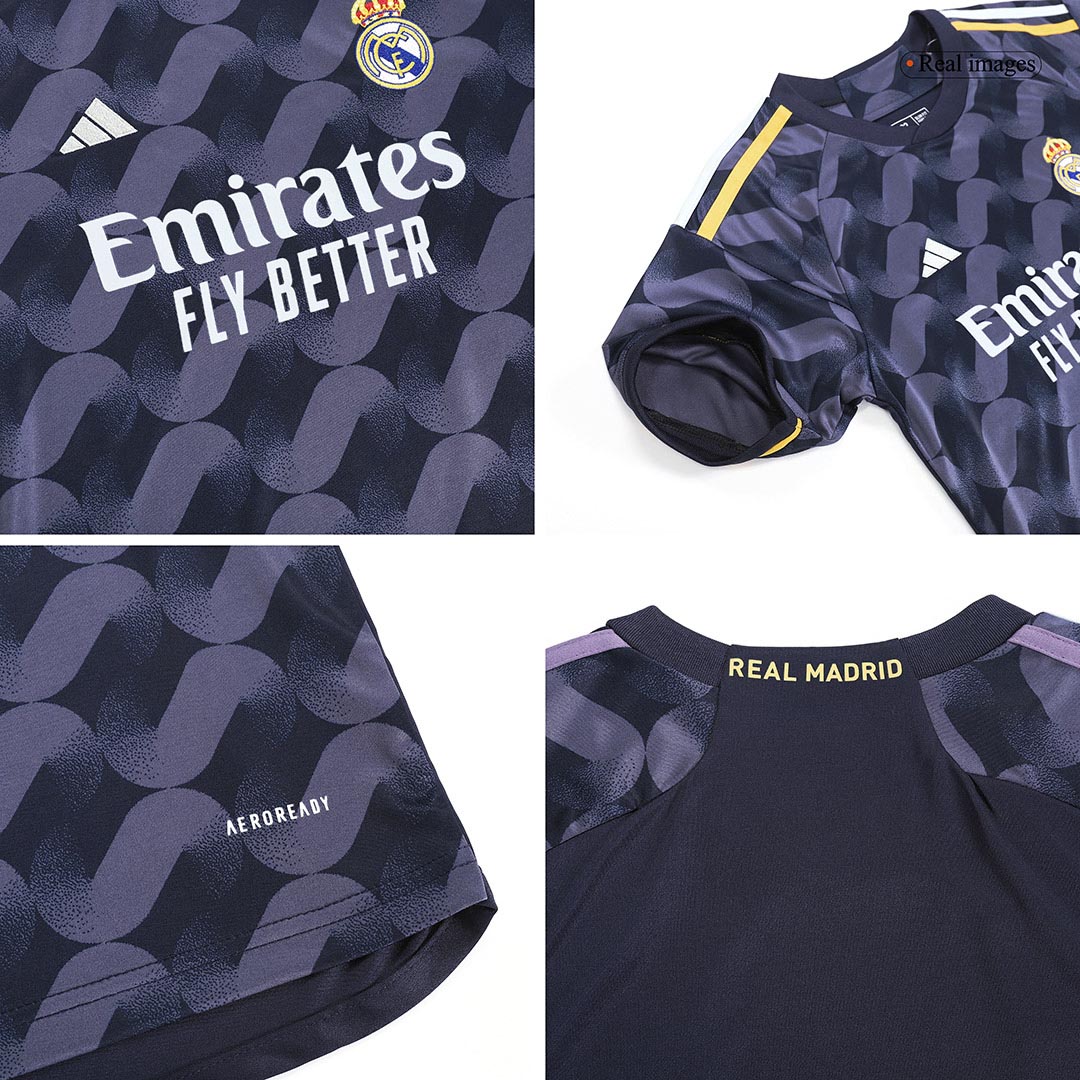 Kids Real Madrid Away Jersey Kit 2023/24