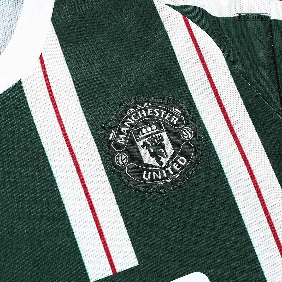 Kids Manchester United Away Jersey Kit 2023/24