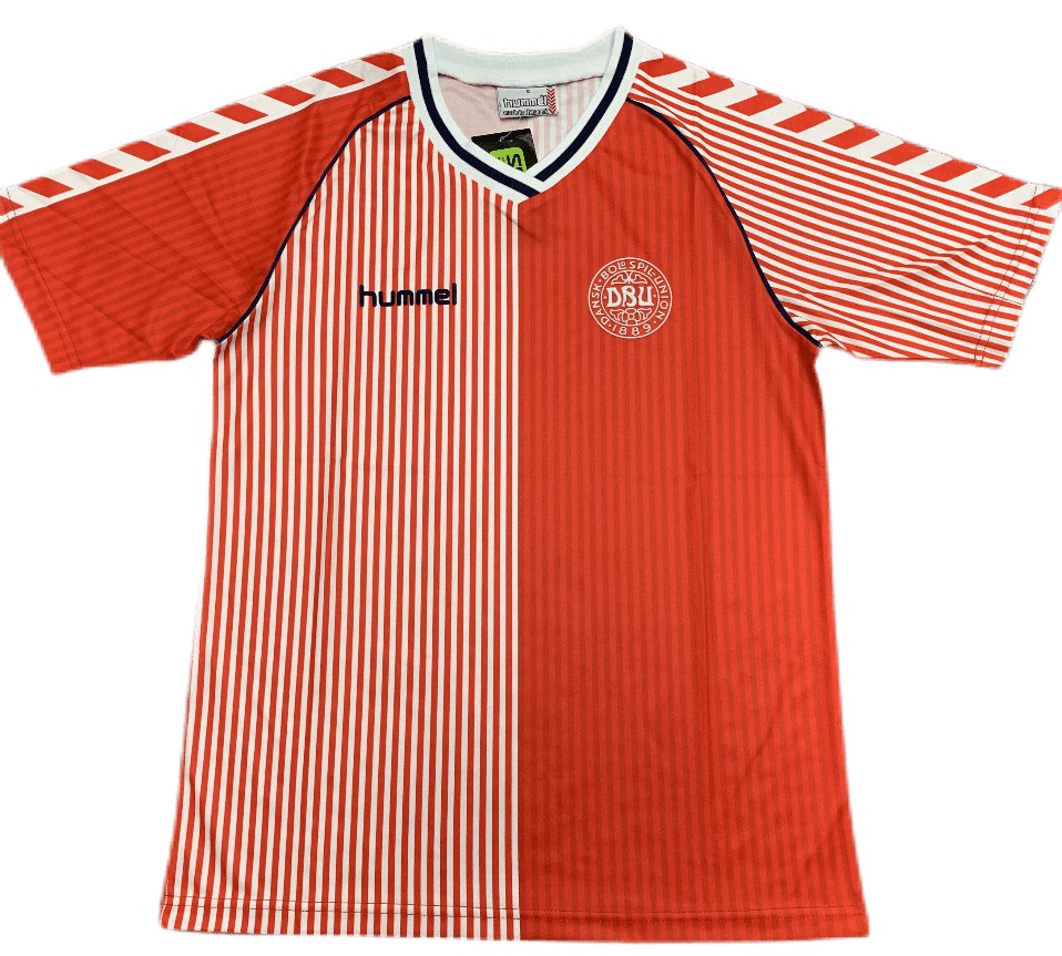 Denmark Retro Jersey Home 1986