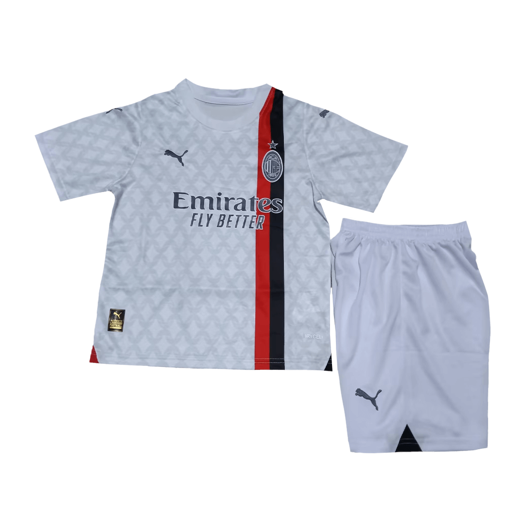 Kids AC Milan Kit Away Jersey+Shorts 2023/24