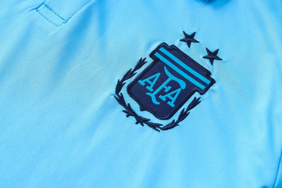 Argentina Three Stars Polo Shirt Blue 2023