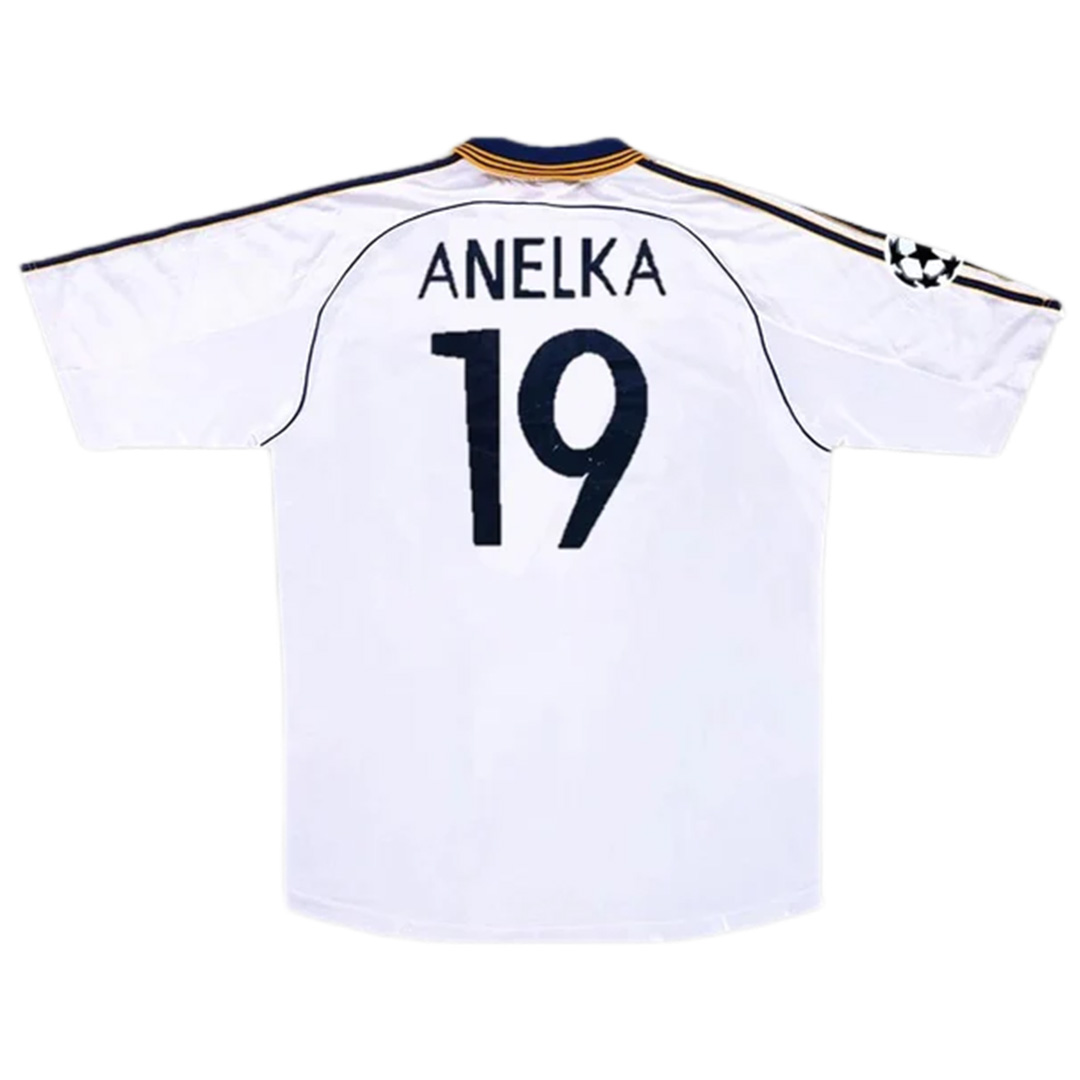 Real Madrid ANELKA #19 Retro Jersey Home 1998/00