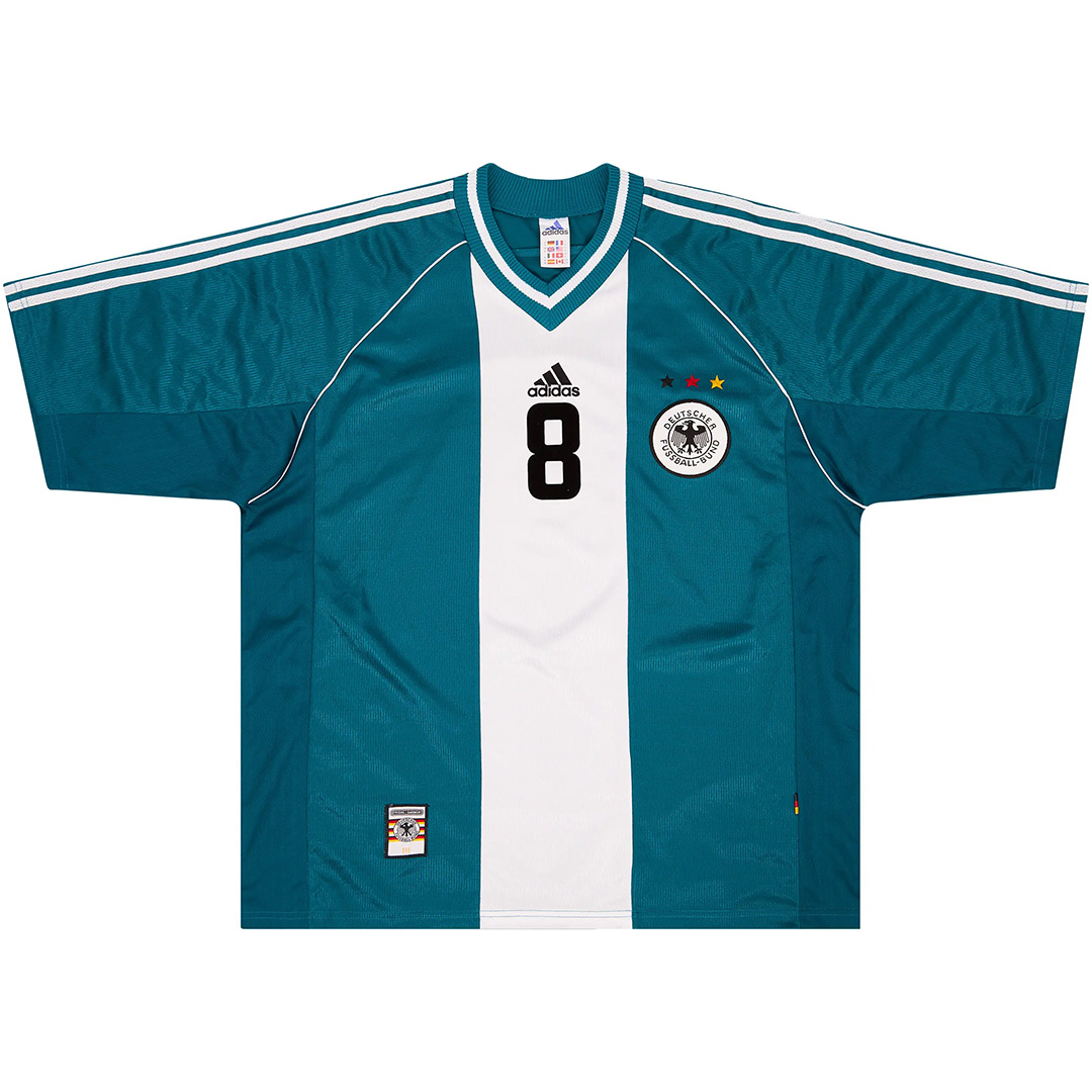 MATTHÄUS #8 Germany Retro Away Jersey World Cup 1998
