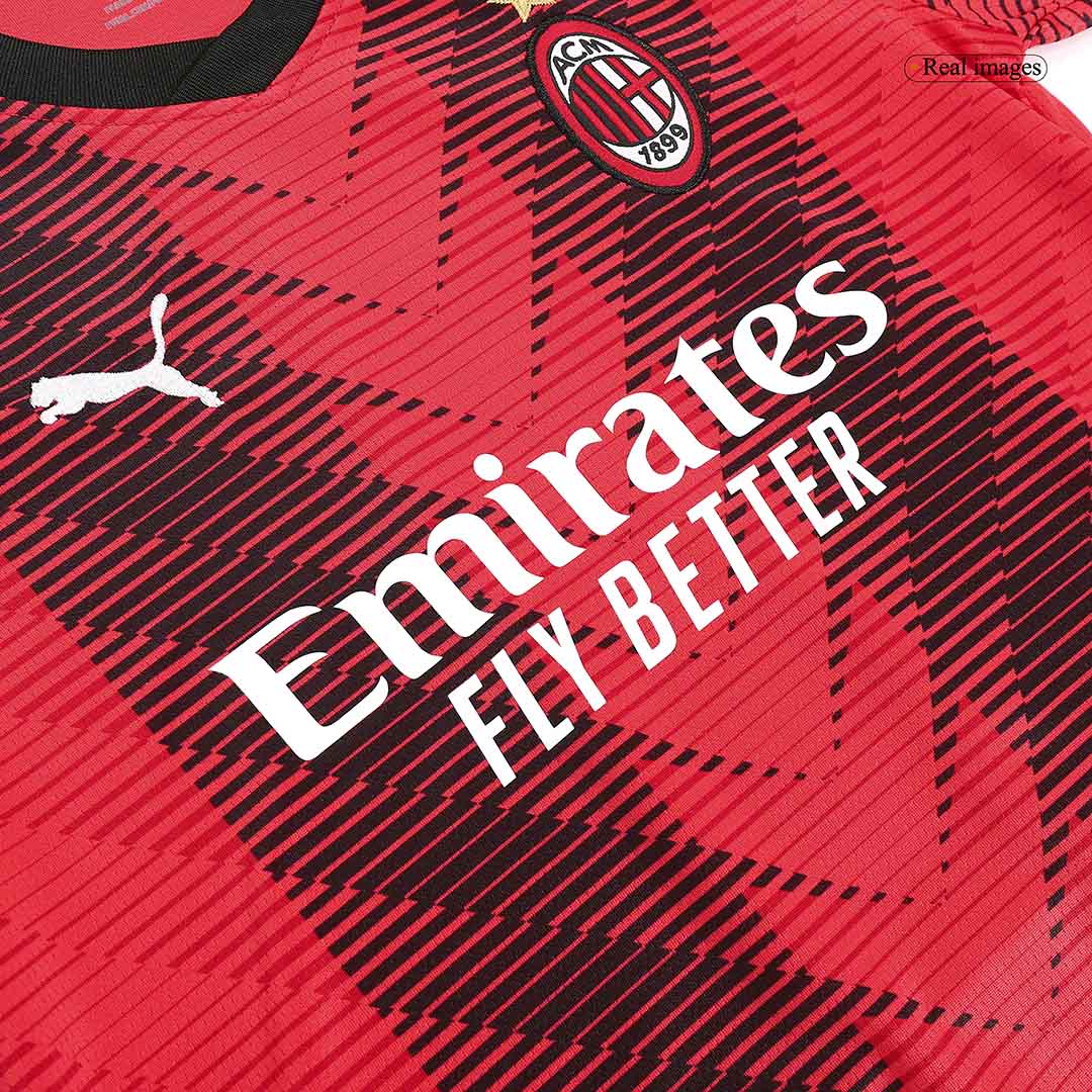 Kids AC Milan Home Jersey Kit 2023/24