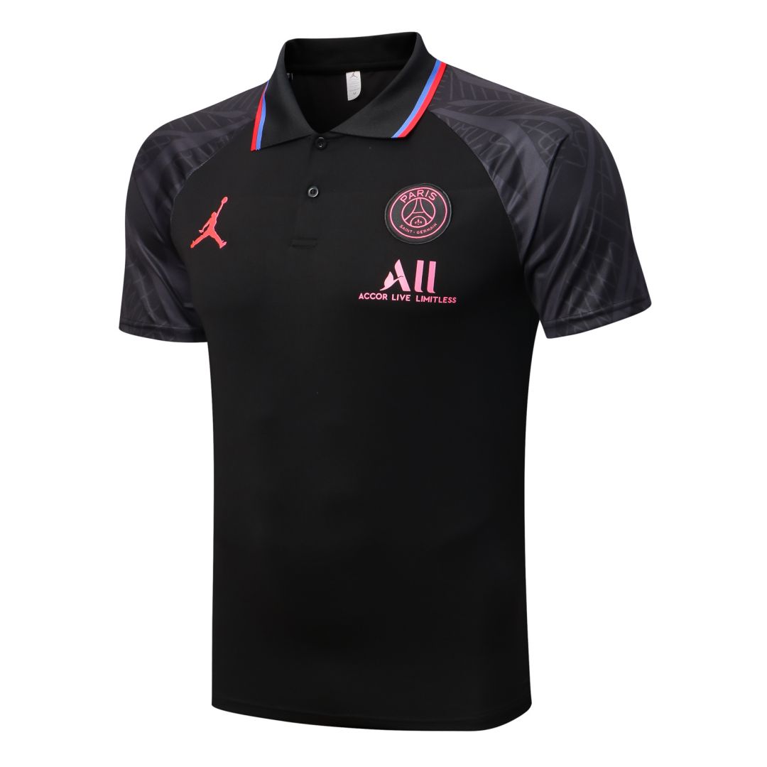 PSG x Jordan Core Polo Shirt Black 2023