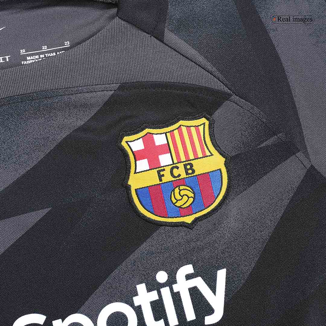 Kids Barcelona Goalkeeper Jersey Kit 2023/24