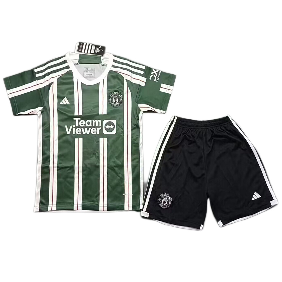 Kids Manchester United Jersey Away Kit 2023/24