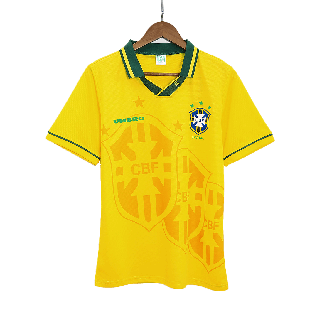 Brazil Retro Jersey Home World Cup 1994