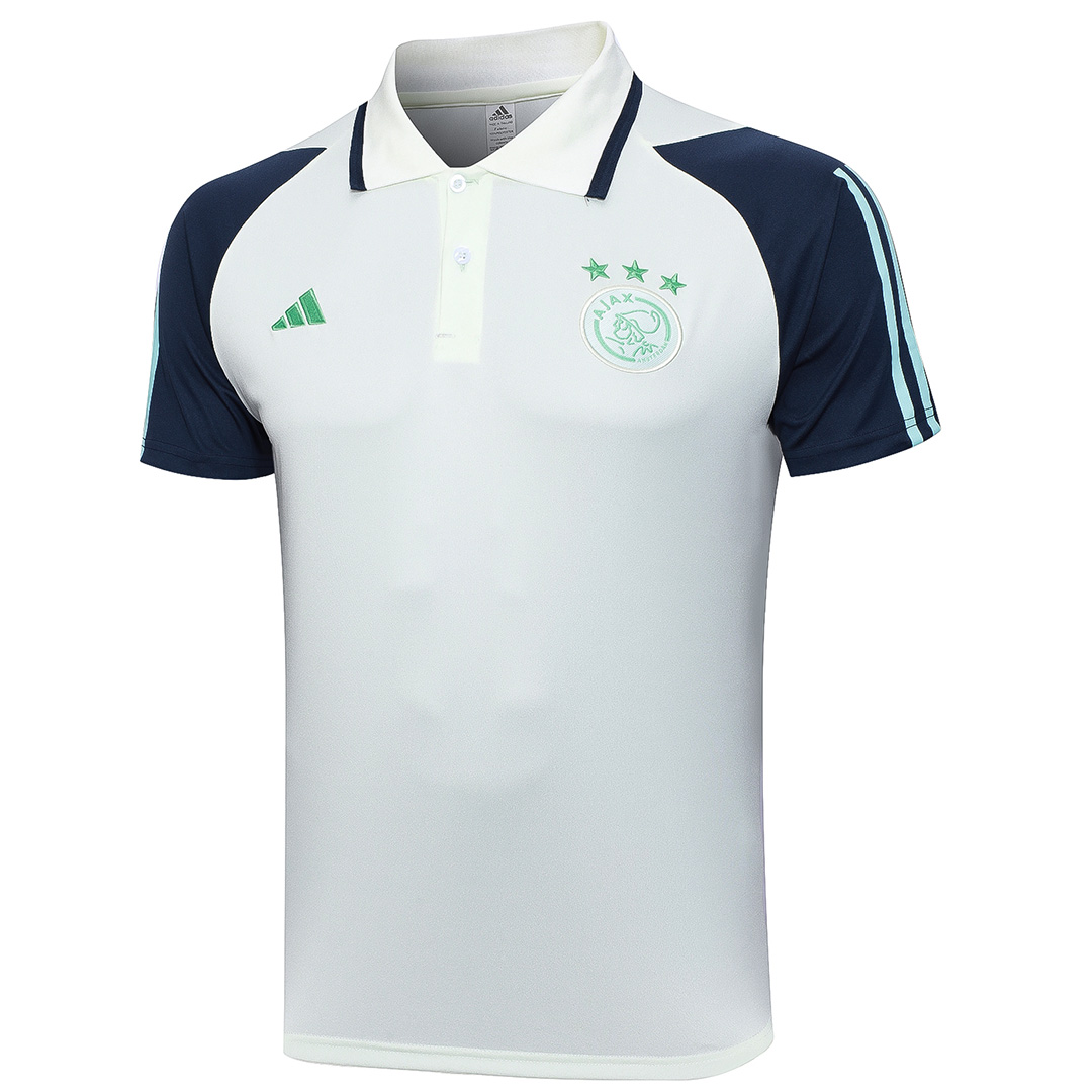 Ajax Core Polo Shirt White 2023/24