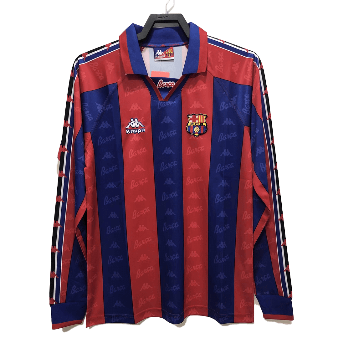 Barcelona Retro Long Sleeve Jersey Home 1996/97