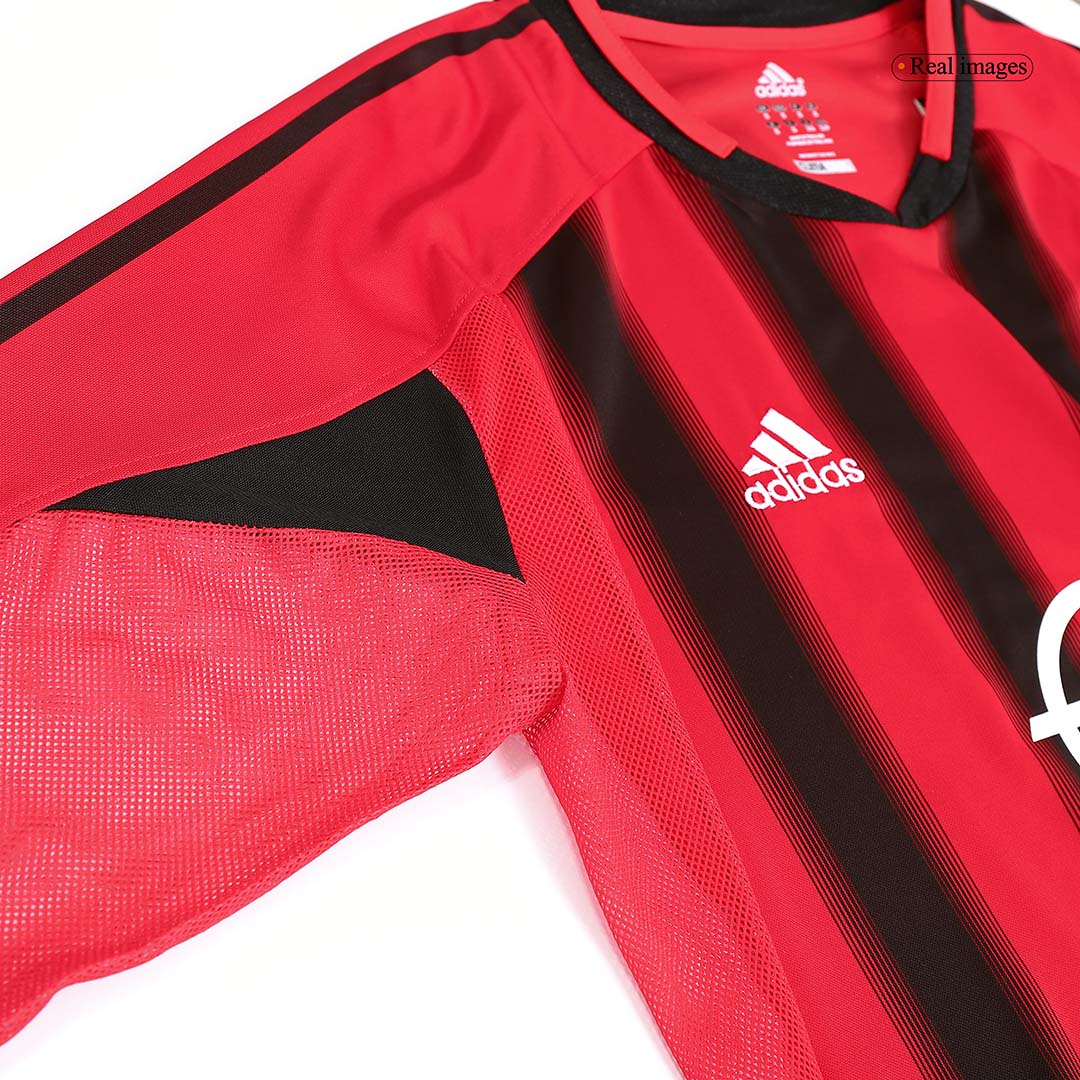 AC Milan Retro Home Long Sleeve Jersey 2004/05