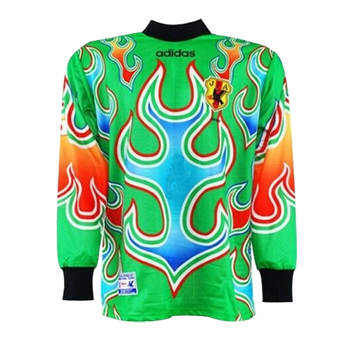 1998 World Cup Japan Goalkeeper Green Long Sleeve Retro Jerseys Shirt