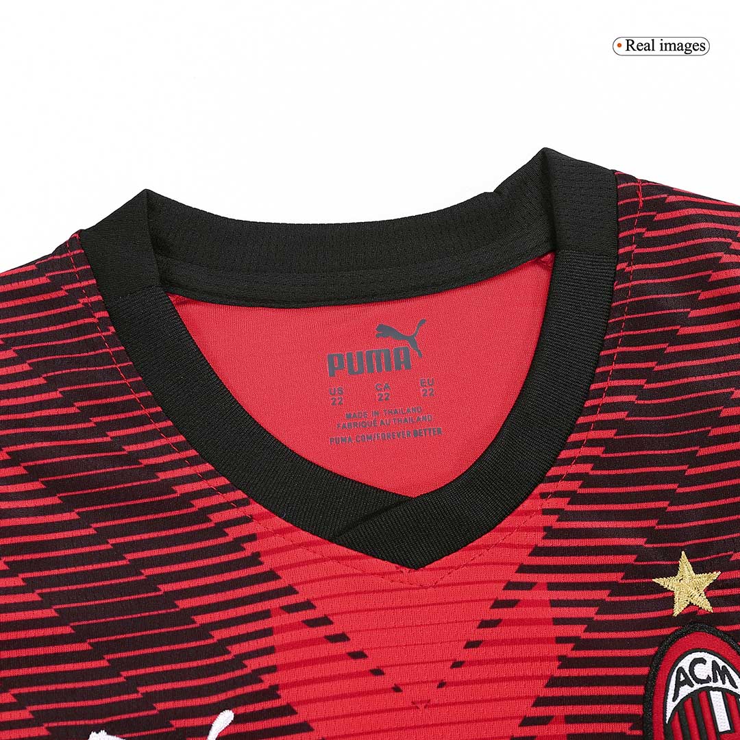 Kids AC Milan Home Jersey Kit 2023/24