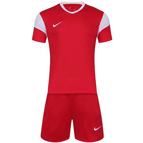 Custom Team Uniform/Nike Custom Uniform/NK-761 Customize Team Jersey Kit(Shirt+Short) Red