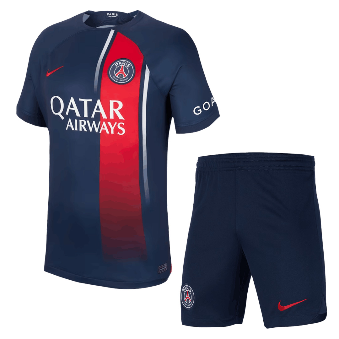 PSG Home Kit Jersey+Shorts 2023/24