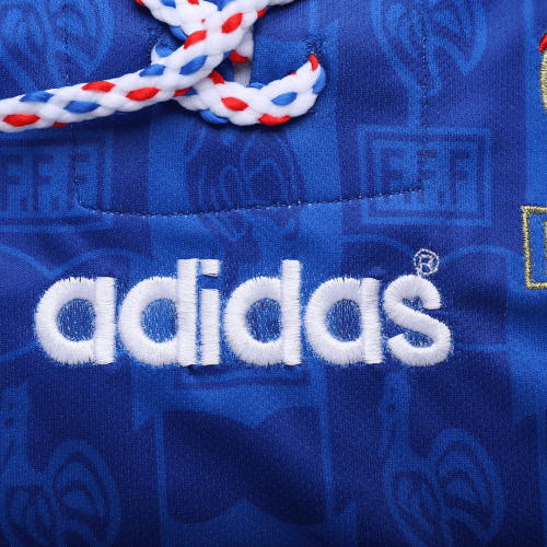 France Retro Jersey Home Euro Cup 1996