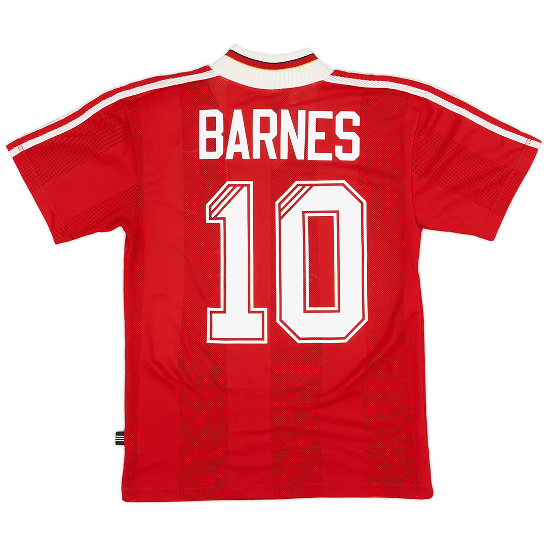 BARNES #10 Liverpool Retro Home Jersey 1995/96