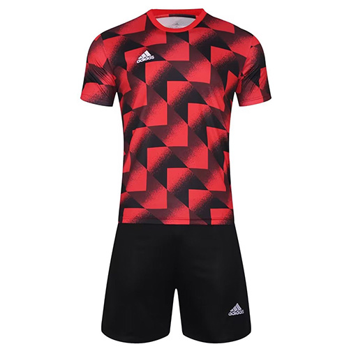 Custom Team Uniform/Adidas Custom Uniform/Customize Team Jersey Kit(Shirt+Short) Red 728