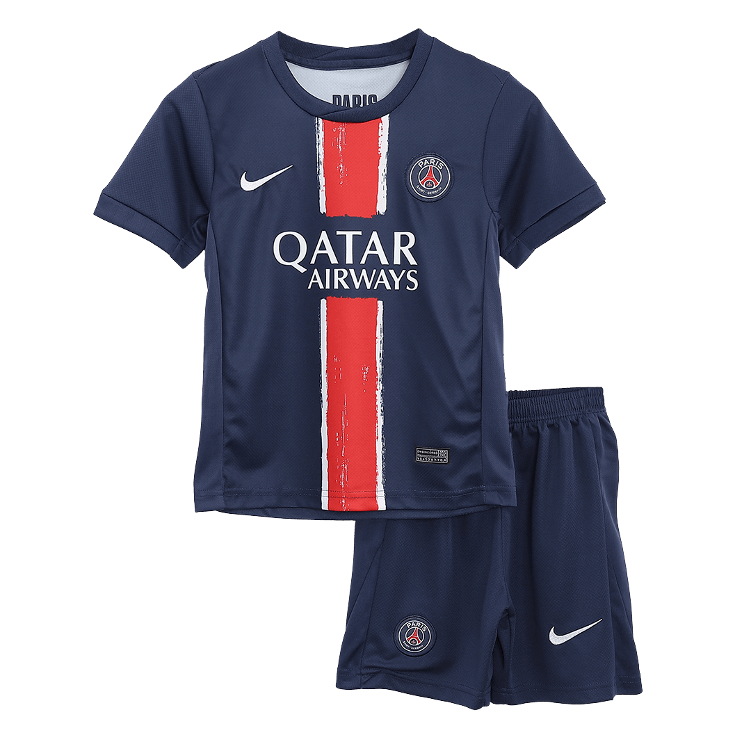 Kids PSG Home Kit Jersey+Shorts 2024/25