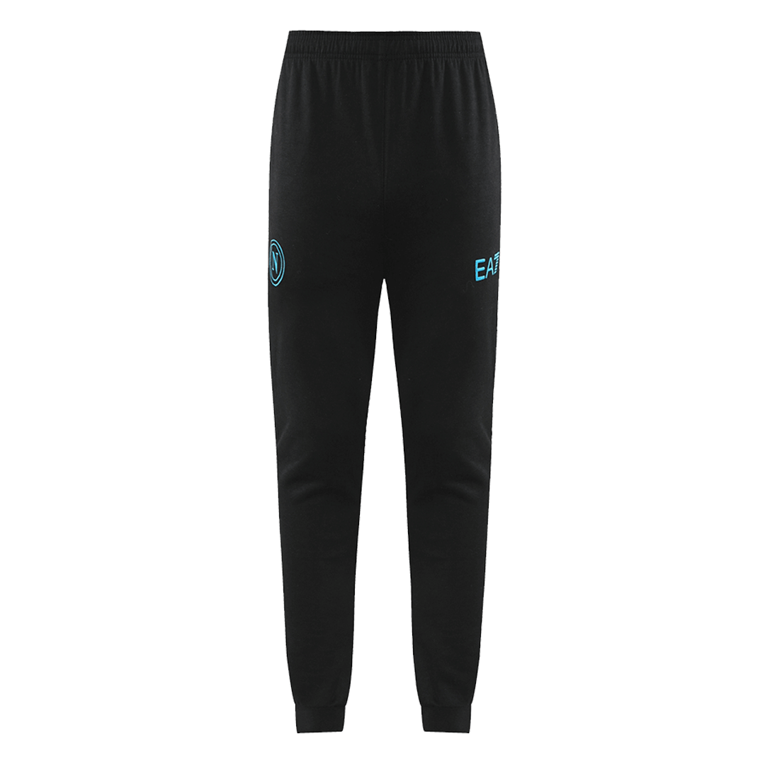 Napoli Hoodie Training Kit (Jacket+Pants) Black 2023/24