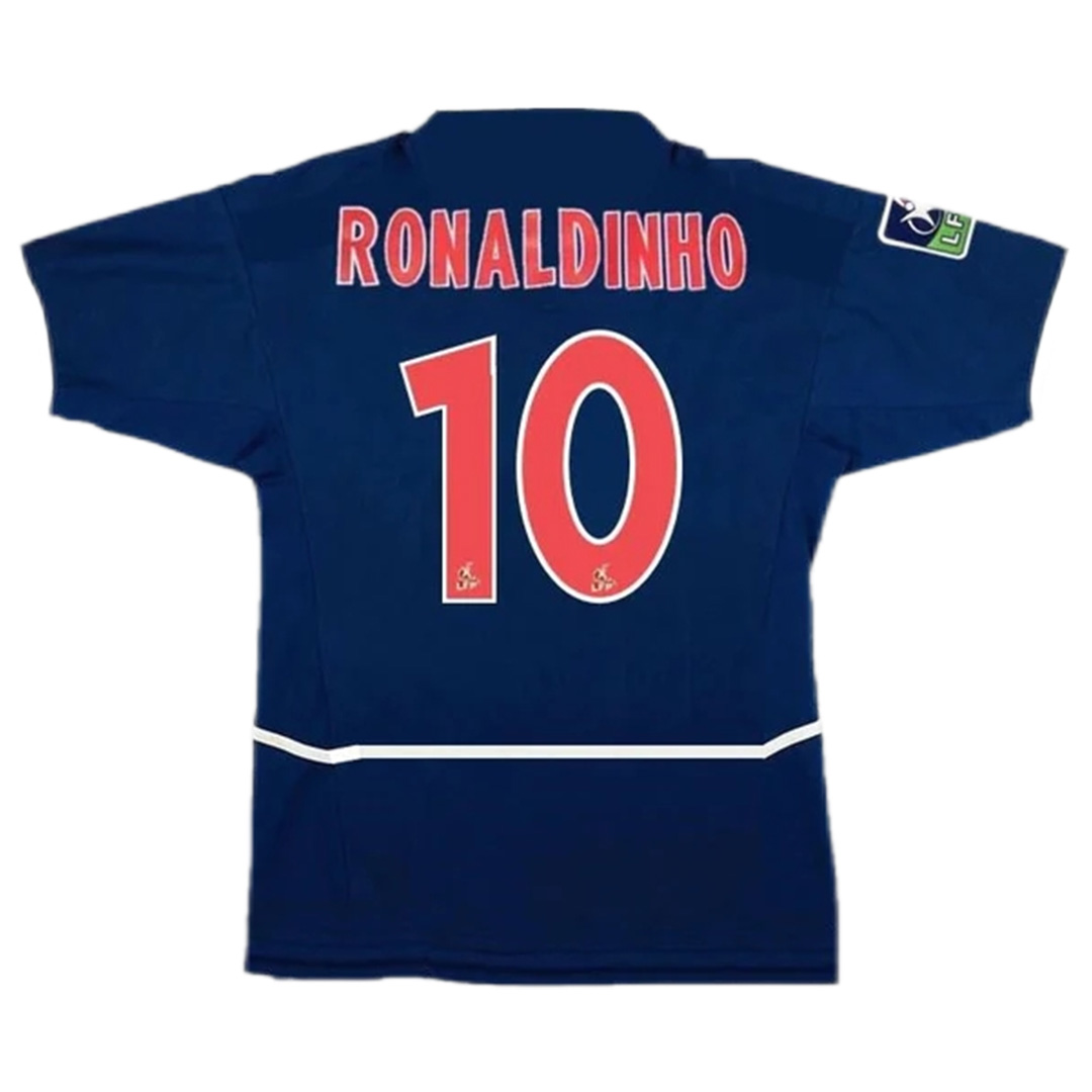 PSG RONALDINHO #10 Retro Jersey Home Replica 2002/03