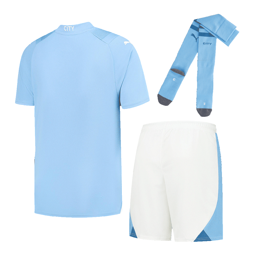 [Super Replica] Manchester City Home Whole Kit(Jersey+Shorts+Socks) 2023/24