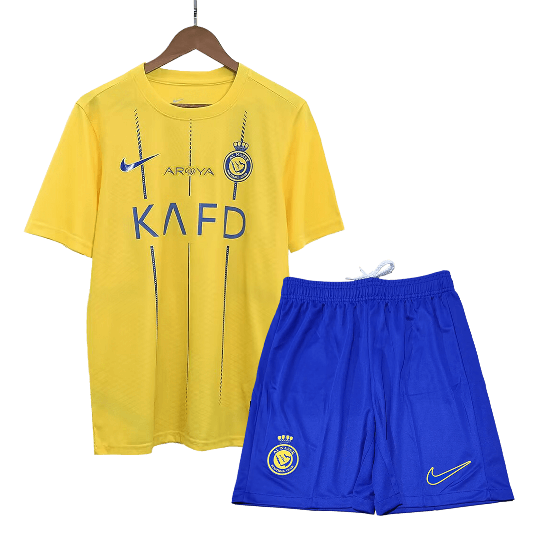 [Super Replica] Al Nassr Home Kit Jersey+Shorts 2023/24