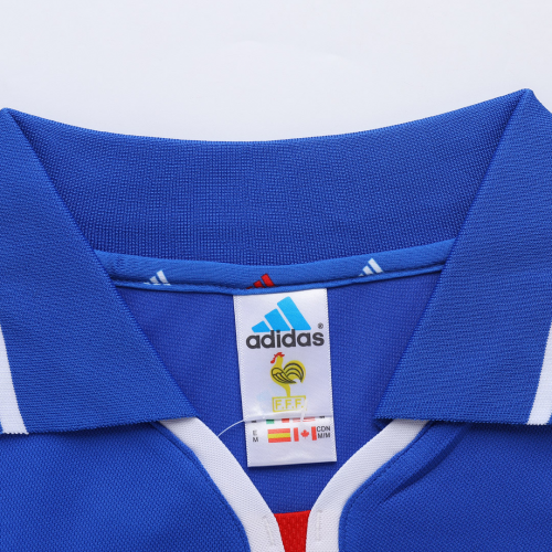 France Retro Jersey Home Eurp Cup 2000