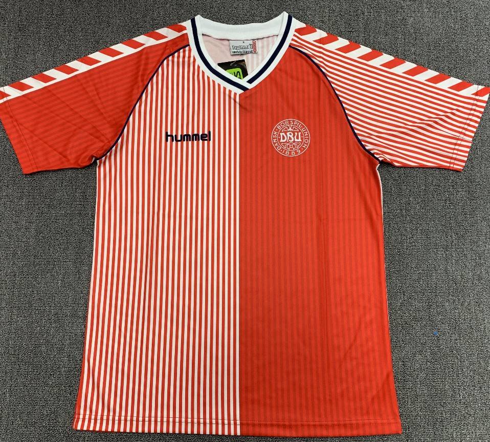 Denmark Retro Jersey Home 1986
