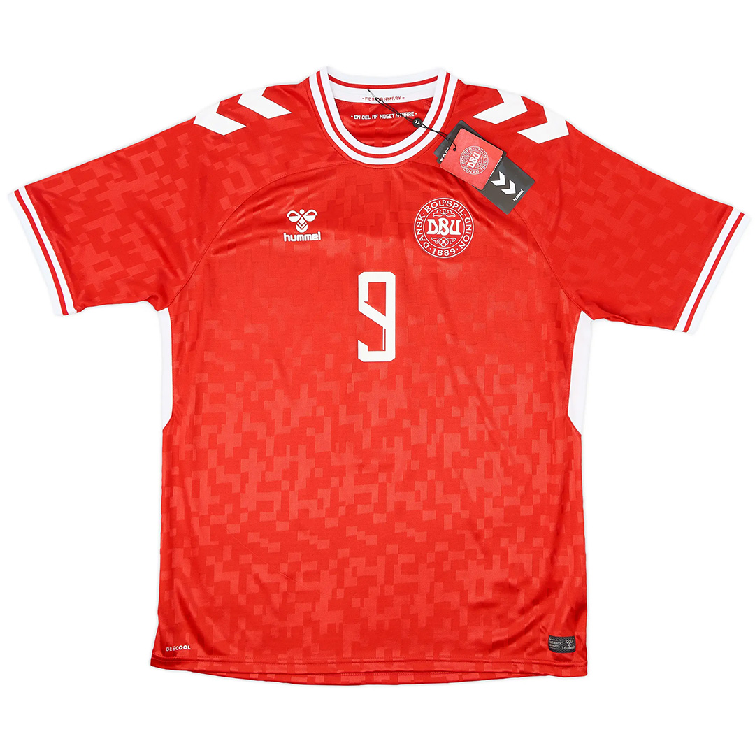 Højlund #9 Denmark Home Jersey Euro 2024