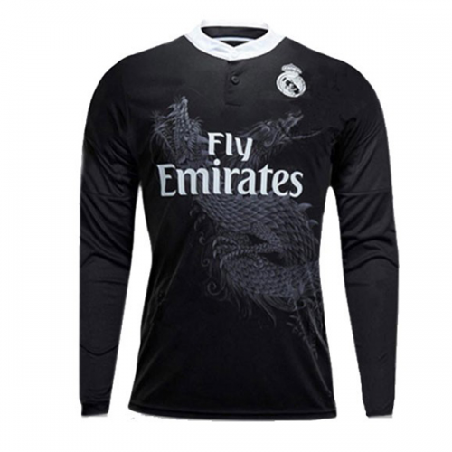 Real Madrid Retro Away Long Sleeve Jersey 2014/15