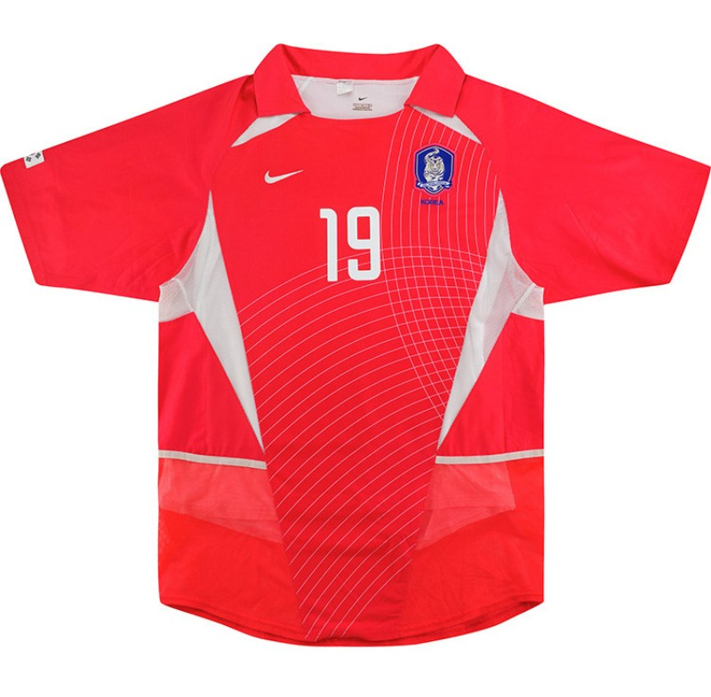 South Korea Retro Jersey Home World Cup 2002