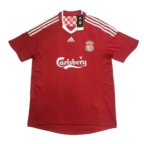 Liverpool Gerrard #8 Retro Home Jersey 2008/09