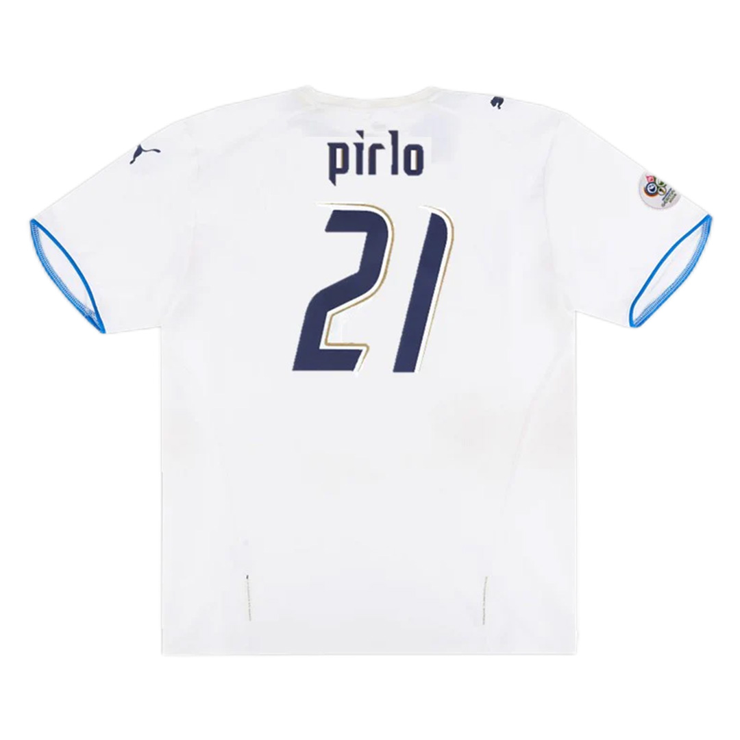 Italy PIRLO #21 Retro Jersey Away Replica World Cup 2006