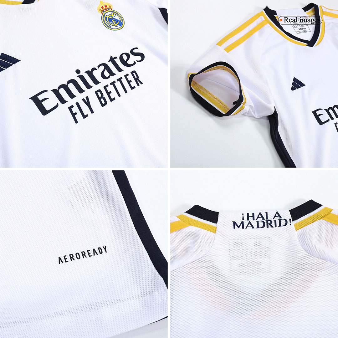 Kids Real Madrid Home Jersey Kit 2023/24