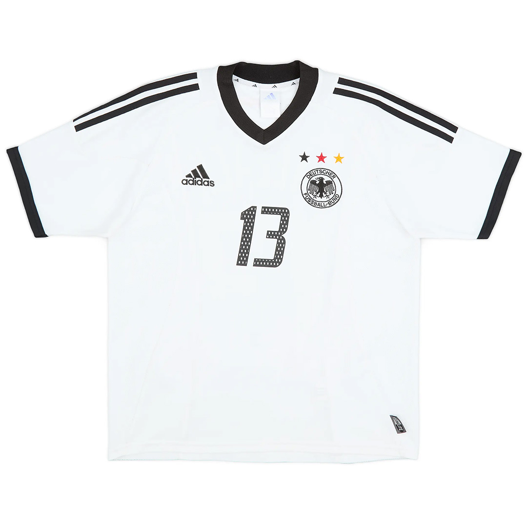 BALLACK #13 Retro Germany Home Jersey World Cup 2002